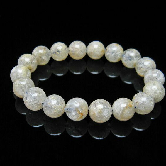 ホワイトガーデンファントムクォーツ ブレスレット 11mm ガーデンクォーツ ブレス garden quartz bracelet 庭園水晶 ガーデン水晶 メンズ レディース 一点物 メール便可 [M便 1/10] 111-16602
