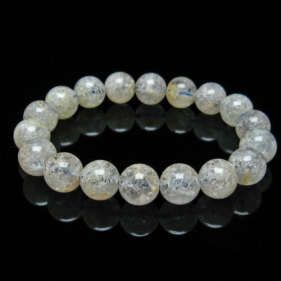 ホワイトガーデンファントムクォーツ ブレスレット 11mm garden quartz bracelet ガーデンクォーツ ブレス 庭園水晶 ガーデン水晶 メンズ レディース 一点物 メール便可 [M便 1/10] 111-16655