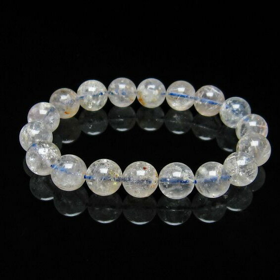 ホワイトガーデンファントムクォーツ ブレスレット 11mm ガーデンクォーツ ブレス garden quartz bracelet 庭園水晶 ガーデン水晶 メンズ レディース 一点物 メール便可 [M便 1/10] 111-16656
