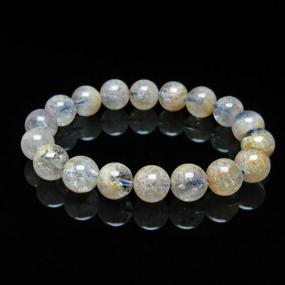 ホワイトガーデンファントムクォーツ ブレスレット 11mm garden quartz bracelet ガーデンクォーツ ブレス 庭園水晶 ガーデン水晶 メンズ レディース 一点物 メール便可 [M便 1/10] 111-16681