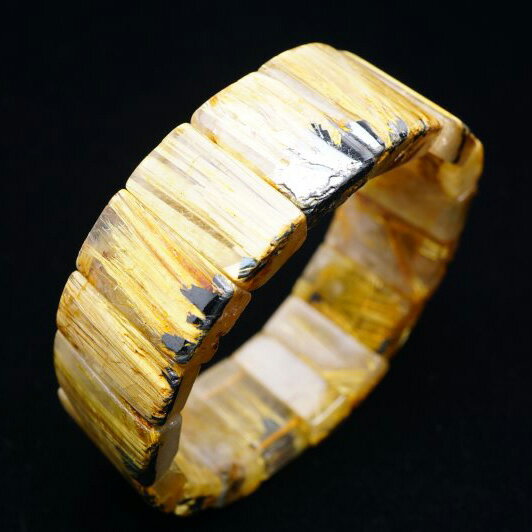 タイチンルチル バングル ルチルクォーツ rutilelated quartz bangle メンズ レディース ブレスレット 天然 タイチンルチルクォーツ 一...