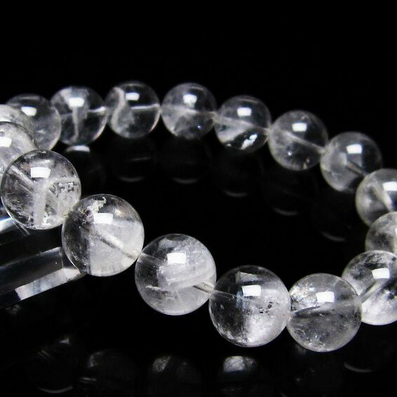 ファーデンクォーツ ブレスレット 12mm Fadenquarz Bracelet 水晶 ブレス ファーデンクリスタル メンズ..