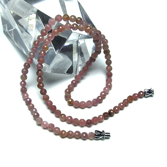 ルビー ネックレス 128面カット コランダム 紅玉 Ruby Necklace メンズ レディース 一点物 メール便可 [M便 1/5] 113-327