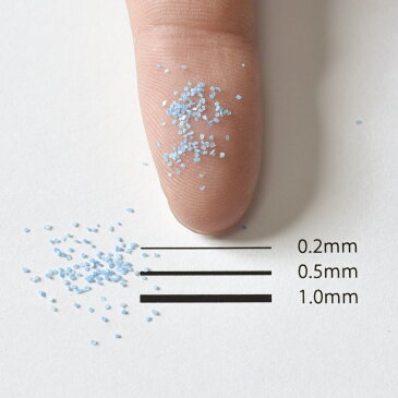 カラーサンド #日本製 #デコレーションサンド 　20g　小粒（0.5mm位）　Aタイプ　青（05）