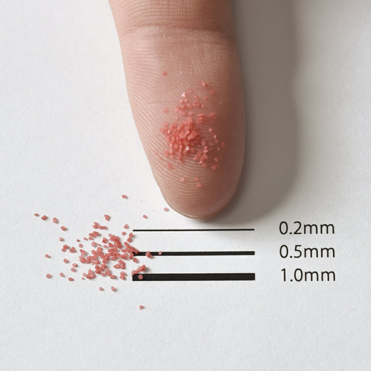 カラーサンド #日本製 #デコレーションサンド 　200g　小粒（0.5mm位）　Aタイプ　赤（12）