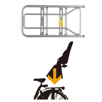 Yepp maxi EASYFIT Carrier　イエップ・マキシ・イージーフィット・キャリア　自転車　チャイルドシート（子供乗せ）