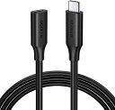UGREEN USB C延長ケーブル USB 3.1 Gen 2 (10Gbps) Thunderbolt3対応ケーブル タイプc延長コード 5A PD急速充電 アンドロイド ラップトップ MacBook Pro Switch iPad Pro Sur(2)