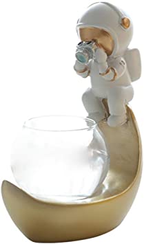 WINOMO 金魚鉢 ガラス 花瓶 テラリウム 観葉植物 インテリア フラワーベース ガラスベース ガラスボトル 水栽培