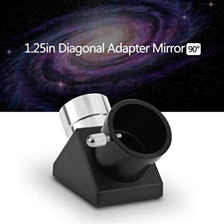 Mugast 90度 プリズムゼニスミラー 望遠鏡ファインダー 天体望遠鏡用アクセサリー ...
