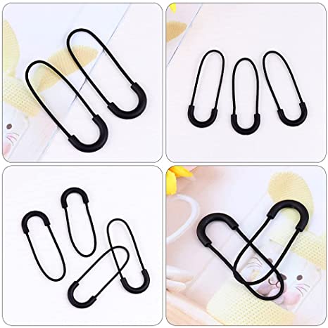 WINOMO ジッパータブ 大きめザック用 40pcs 指を入れて持ちやすいので引っ張りやすい ジッパープル 普段使いのリュック ポーチのファスナーが開けやすくなる ブラック