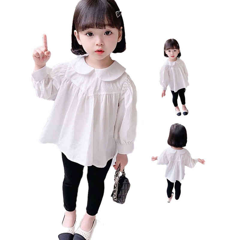 折襟ブラウス おしゃれ ブラウス プリーツブラウス 春秋 折襟 子供ブラウス シャツブラウス インナーブラウス シンプル おしゃれブラウス インナーウエア フォーマルブラウス 無地 フォーマル カジュアル キッズ 送料無料 おでかけ シャツブラウス 長袖