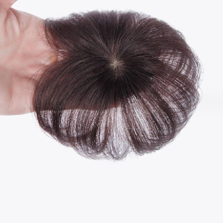 ヘアピース 人毛100% トップピース つむじ 部分ウィッグ トップカバー 増毛部分かつら 前髪ウィッグ ウイッグ 付け毛 つけ毛 薄手 白髪隠し 頭頂部 円形脱毛症
