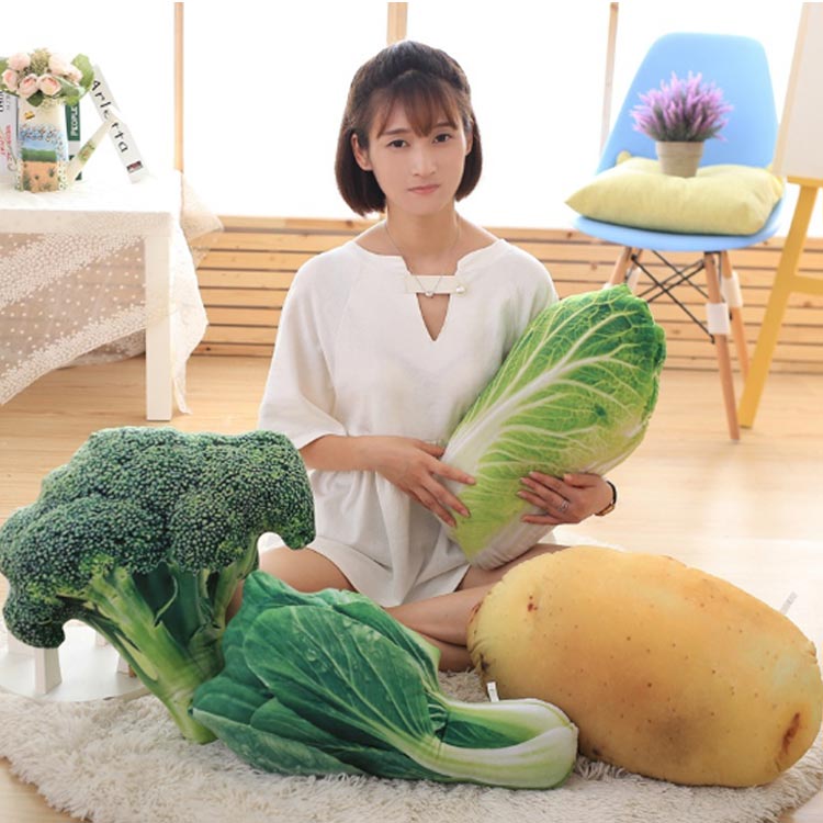 抱き枕 ぬいぐるみ 野菜 ベジタブル リアル ショウガ ジャガイモ ブロッコリークッション 白菜 ピー トウモロコシ ゴーヤ セロリ タマネギ おもちゃ 玩具 可愛い プレゼント 誕生日 おもしろグッズ 送料無料