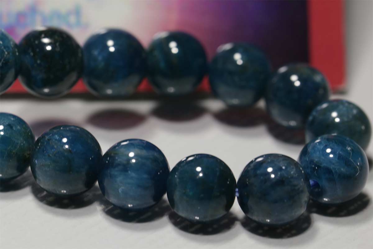 アパタイト ブレスレット 粒径7.9mm パワーストーン 原石 天然石