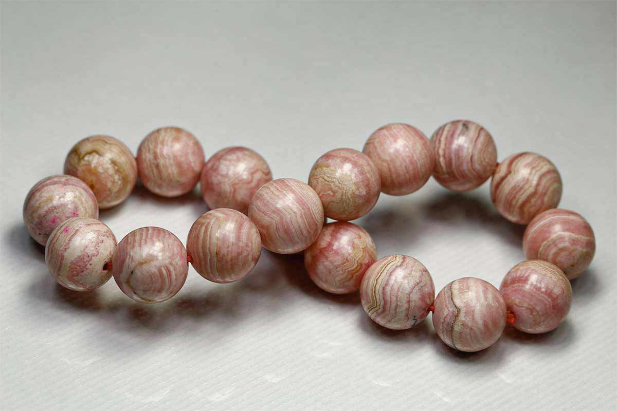 ロードクロサイト インカローズ ブレスレット 12mm パワーストーン 天然石 原石