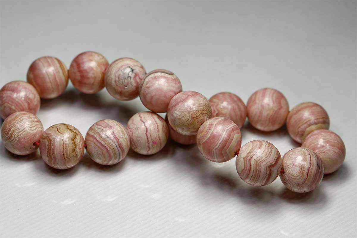 ロードクロサイト インカローズ ブレスレット 12mm パワーストーン 天然石 原石