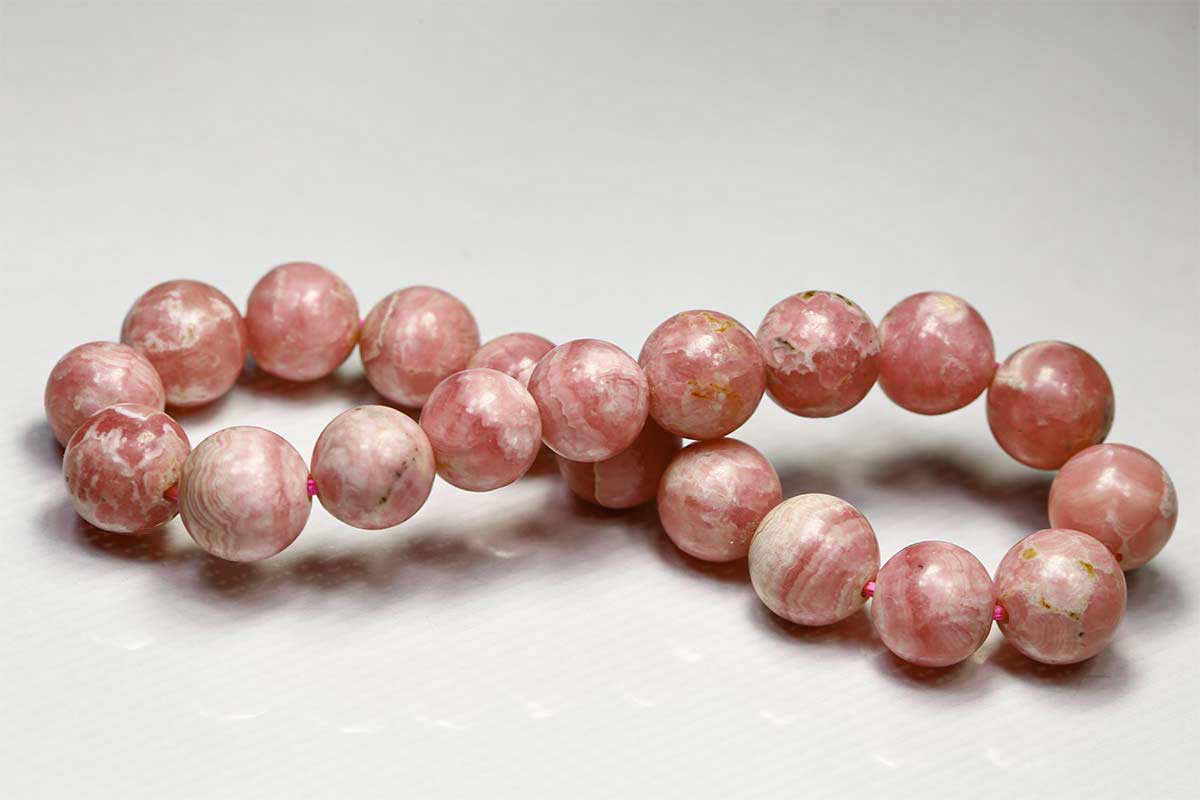 インカローズ ロードクロサイト ブレスレット 10mm パワーストーン 天然石 原石