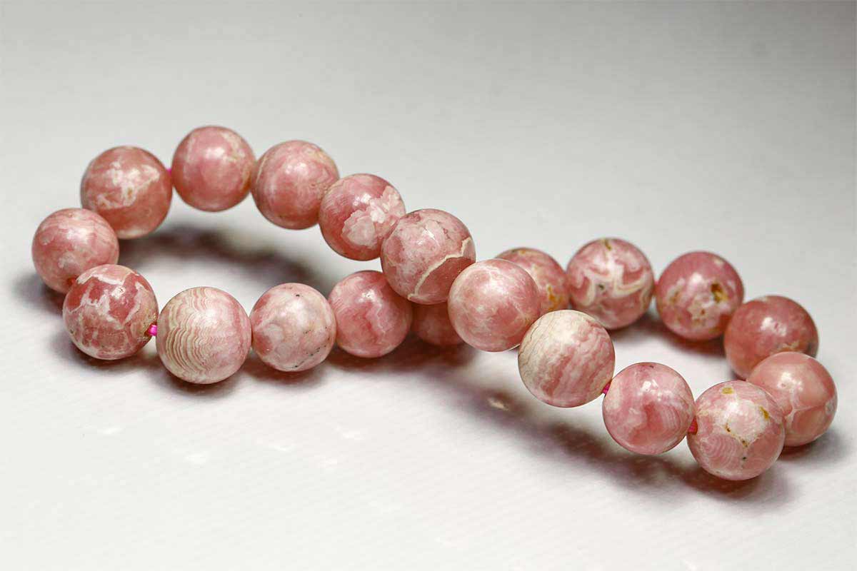 インカローズ ロードクロサイト ブレスレット 10mm パワーストーン 天然石 原石