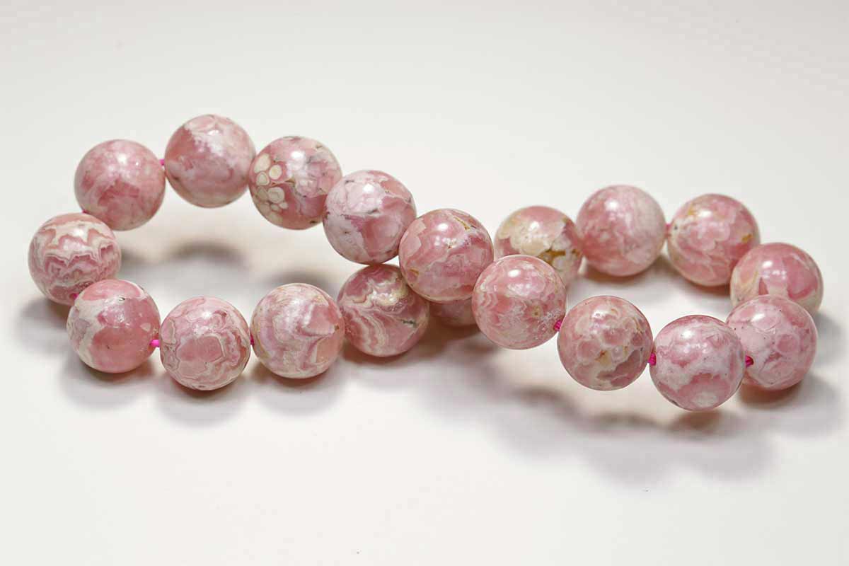 インカローズ ロードクロサイト ブレスレット 11mm パワーストーン 原石 天然石