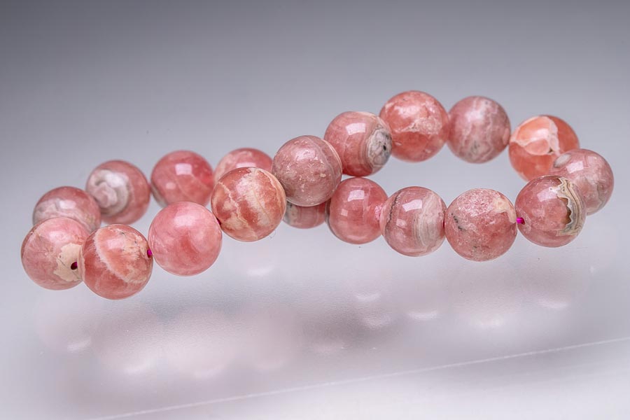 ロードクロサイト インカローズ ブレスレット 10.4mm-11.4mm パワーストーン 天然石 原石