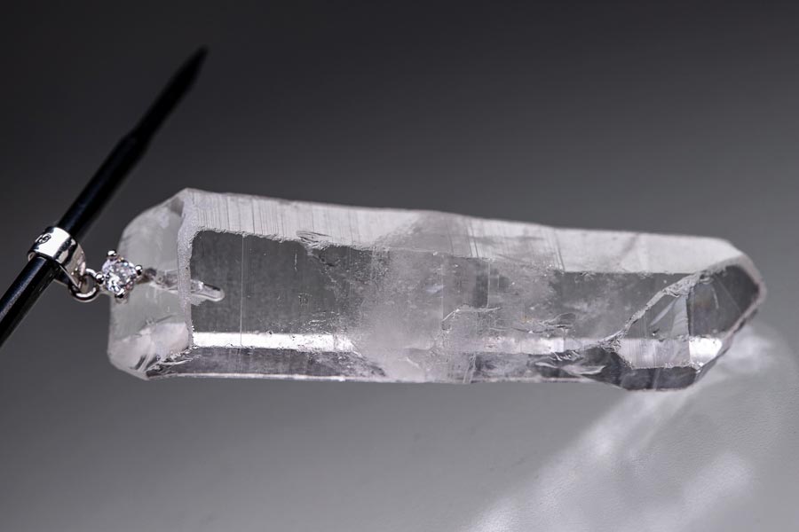 水晶ポイント ペンダントトップ クォーツ ポイント 15.2g パワーストーン 天然石 原石 浄化