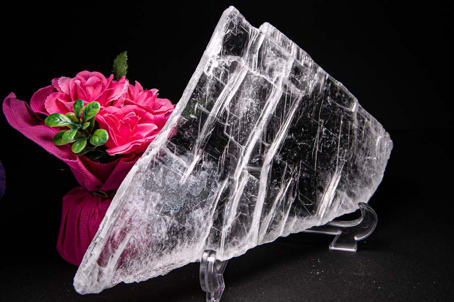 セレナイト スライス 597g キャッツアイ パワーストーン 天然石