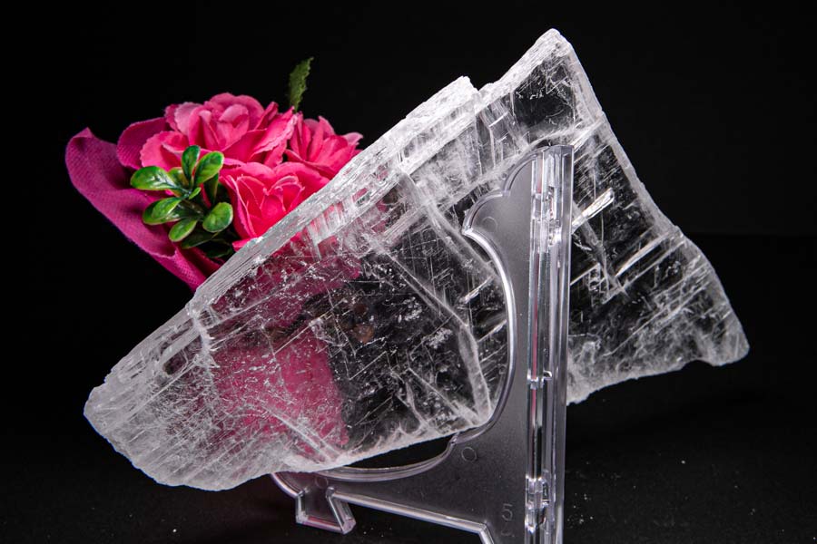 セレナイト スライス 597g キャッツアイ パワーストーン 天然石