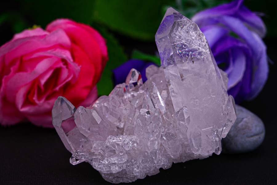 ブラジル ミナスジェライス州 トマスゴンサガ産 水晶クラスター 53g パワ...