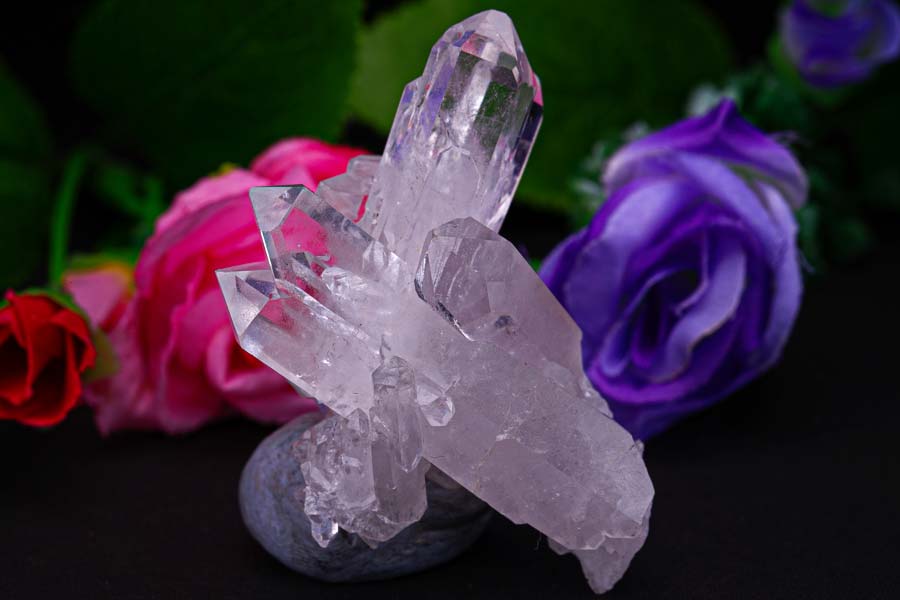 ブラジル ミナスジェライス州 トマスゴンサガ産 水晶クラスター 68g パワースポット 天然石 原石