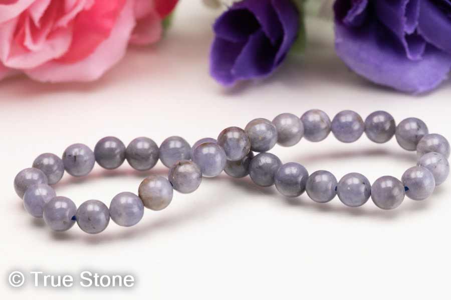 タンザナイト ブレスレット ブルーゾイサイト 6mm ゾイサイト パワーストーン 原石 天然石 2