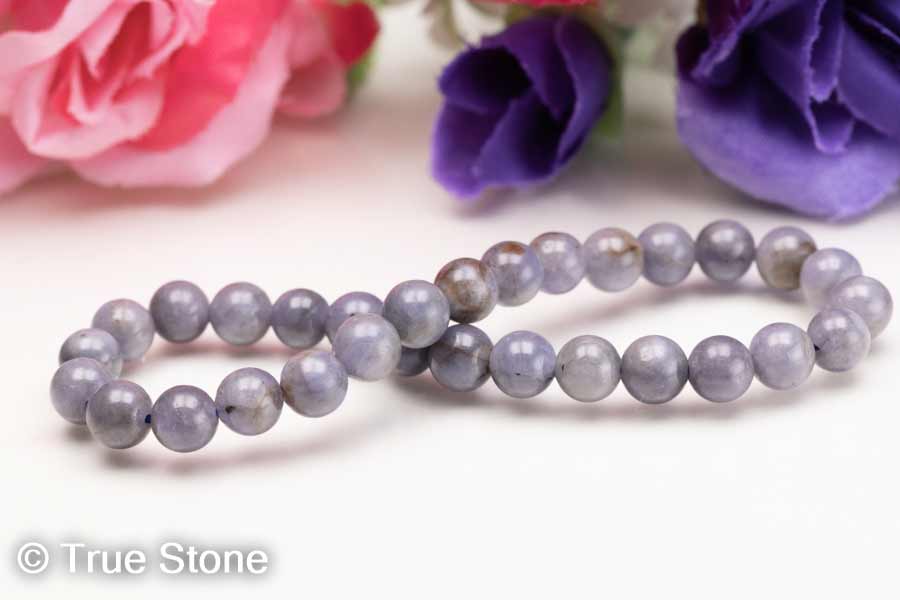 タンザナイト ブレスレット ブルーゾイサイト 6mm ゾイサイト パワーストーン 原石 天然石 3