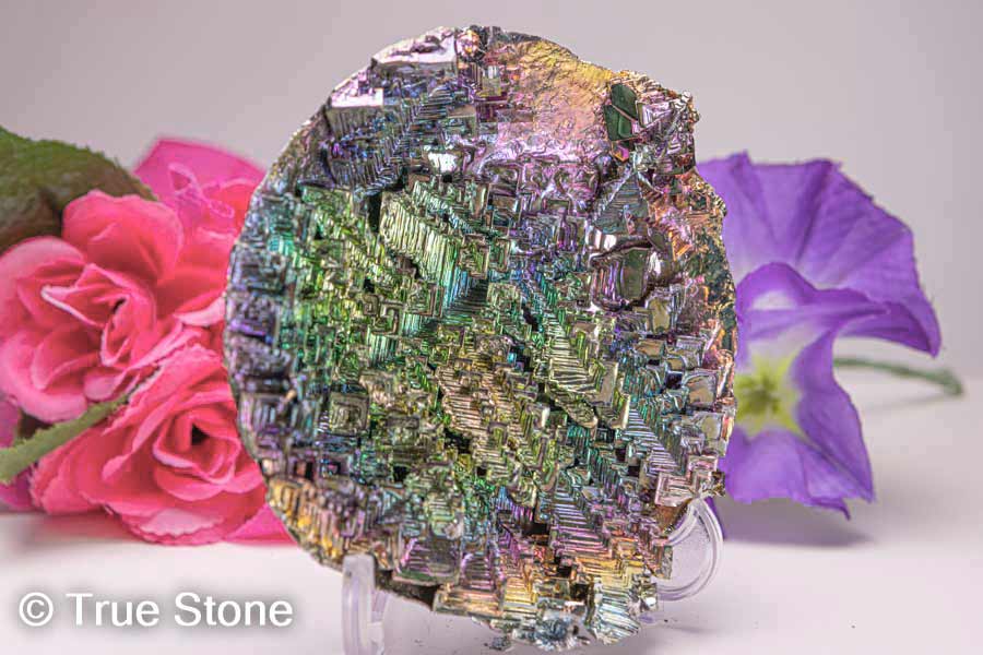 ビスマス 結晶 590g 天国への階段 虹色の金属 宇宙要塞 金属結晶