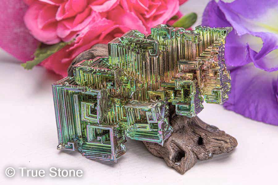 ビスマス 結晶 天国への階段 虹色の階段 164g 宇宙要塞 金属結晶