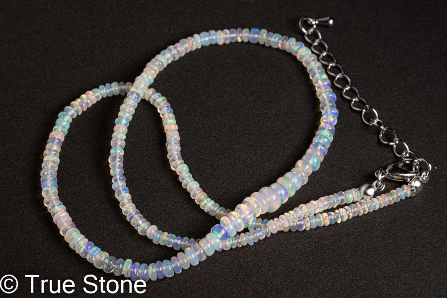 オパール ネックレス 35.32ct プレシャスオパール クリスタルオパール ウォーターオパール