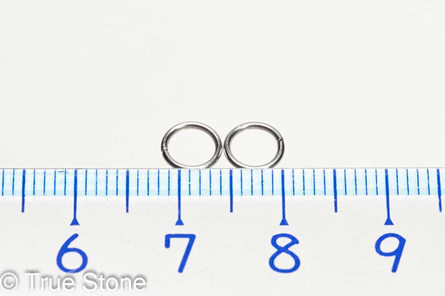 ステンレス鋼 丸カン 6mm 2個セット まとめて10セット売り 金具 アクセサリーパーツ ハンドクラフト 手作り