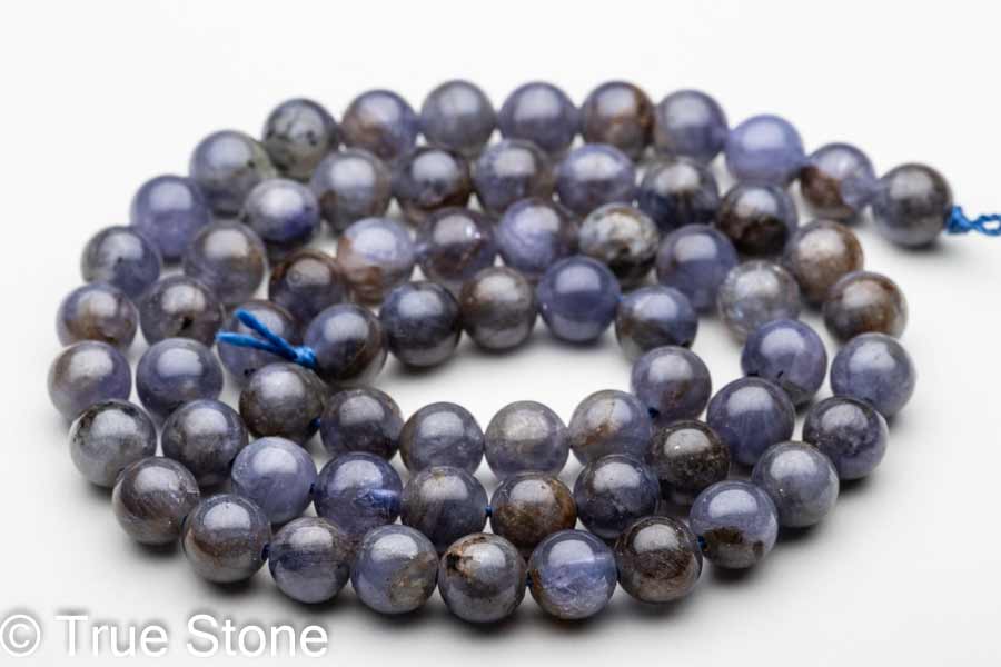 タンザナイト 1連 39センチ ブルーゾイサイト 6mm ゾイサイト パワーストーン 原石 天然石