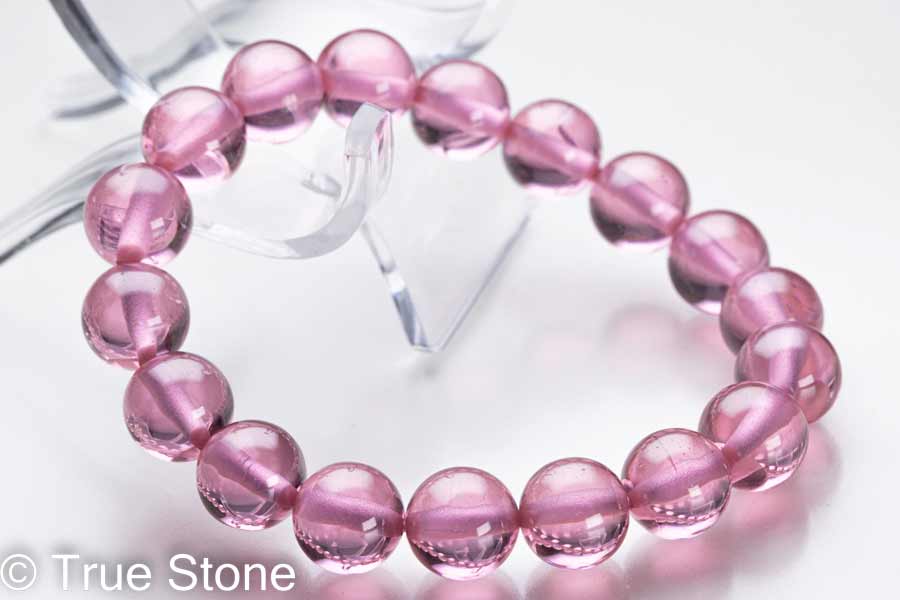 ジルコニア ブレスレット ピンク 9.5mm-9.8mm キュービックジルコニア CZ ...
