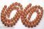 インド翡翠 オレンジ アベンチュリン 40センチ 1連売り 9.7mm-10.3mm パワーストーン 原石 天然石