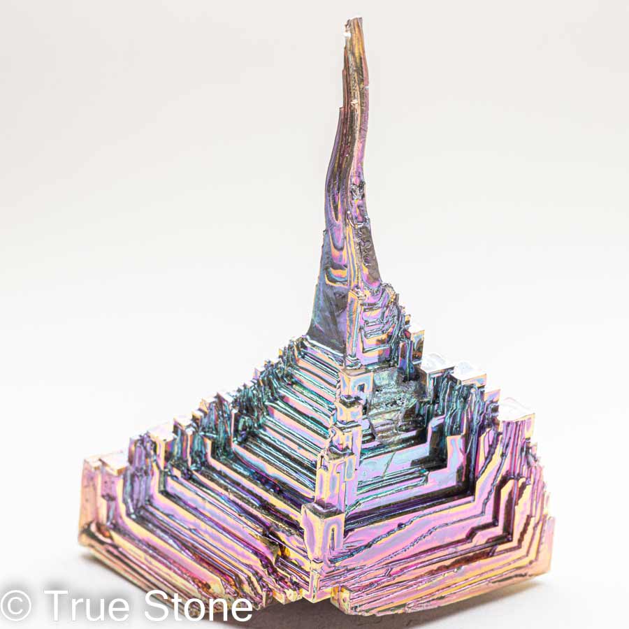 ビスマス 結晶 天国への階段 虹色の階段 77g 蒼鉛 そうえん 宇宙要塞 金属結晶