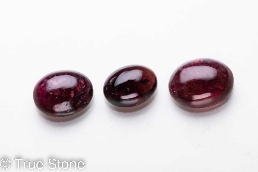 ルベライト トルマリン ルース カボション 3個セット 8.24ct
