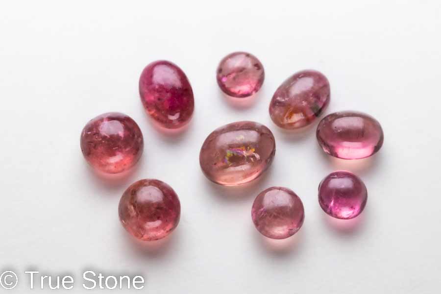 ルベライト トルマリン ルース カボション 9個セット 8.07ct