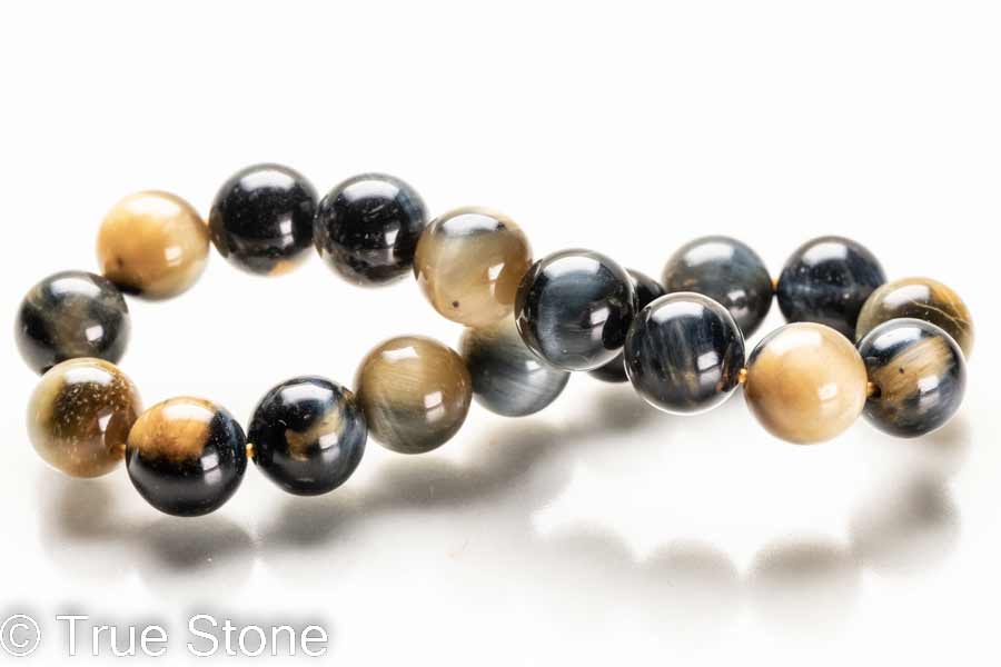 一点物 タイガーアイ ブレスレット 10mm キャッツアイ シラー シャトヤンシー ブルータイガーアイ ゴールドタイガーアイ シルバータイガーアイ
