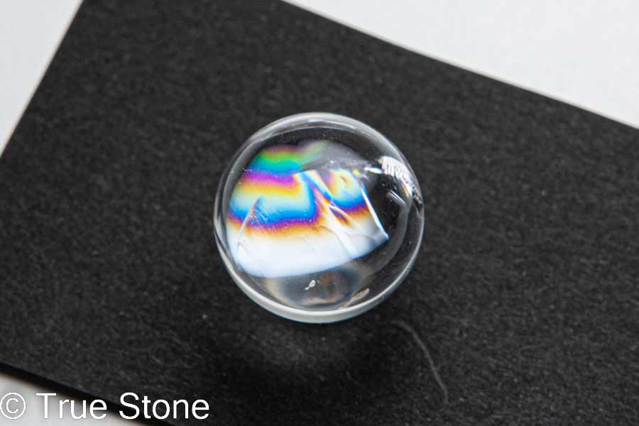 アイリスクォーツ 丸玉 3個セット レインボークリスタル レインボークォーツ スフィア 虹 天然石 原石 パワーストーン