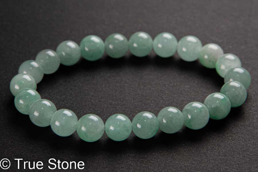 鑑別済み アップルグリーン ジェダイト ブレスレット 8.2mm-8.7mm 翡翠 ビルマ翡翠 ヒスイ ミャンマー 天然石 原石 パワーストーン