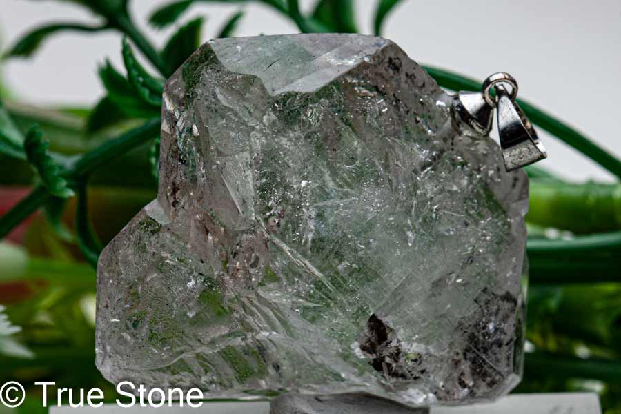 パキスタン産 天然水晶 ペンダントトップ 15g クリスタル クォーツ ポイント ダブルポイント 水晶 原石 天然石