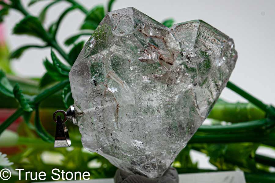 パキスタン産 天然水晶 ペンダントトップ 15g クリスタル クォーツ ポイント ダブルポイント 水晶 原石 天然石