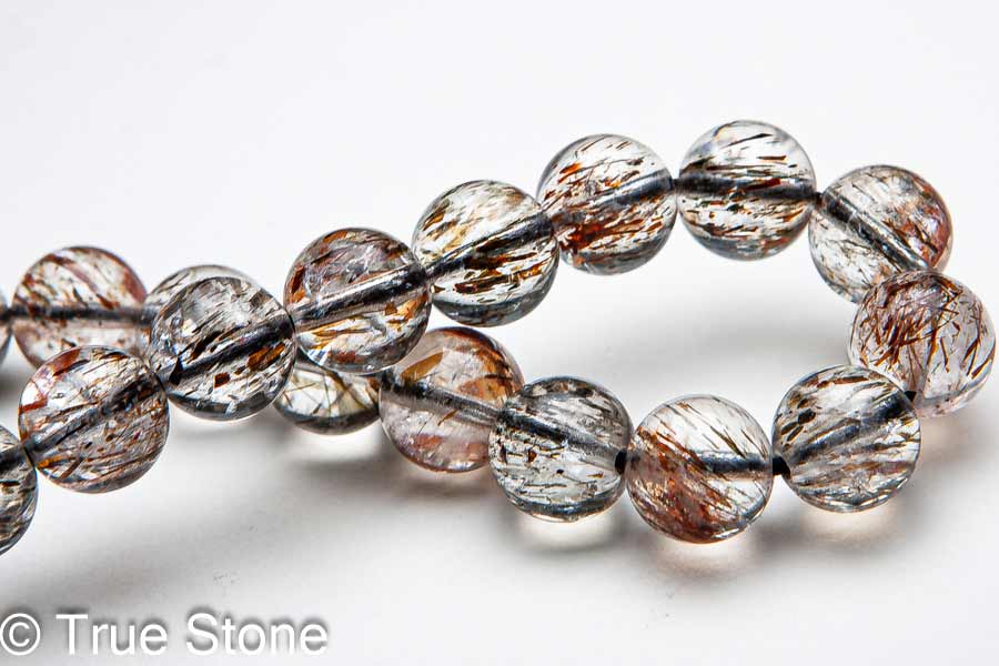 【丸ビーズ】アゼツライト(最高級) 6mm 粒売り(2個セット) 【パワーストーン 天然石 アクセサリー】