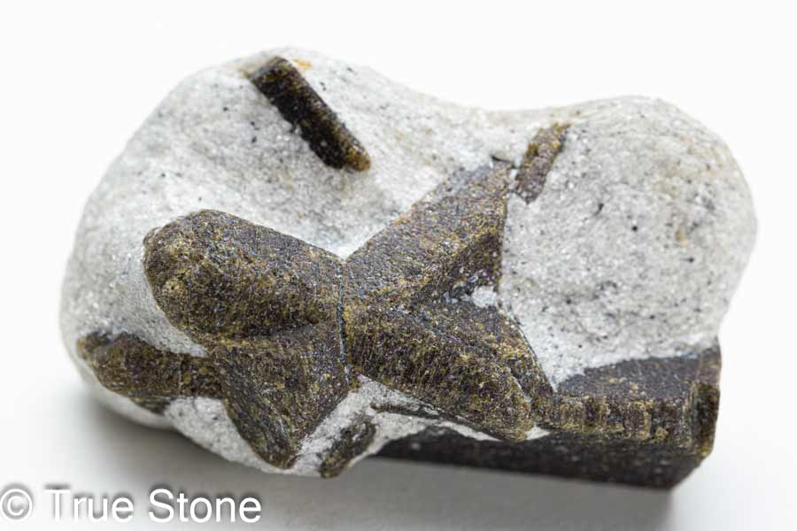 希少石 ロシア ムルマンスク州 コラ半島産 スタウロライト 十字石 十字架 キリスト エックス X