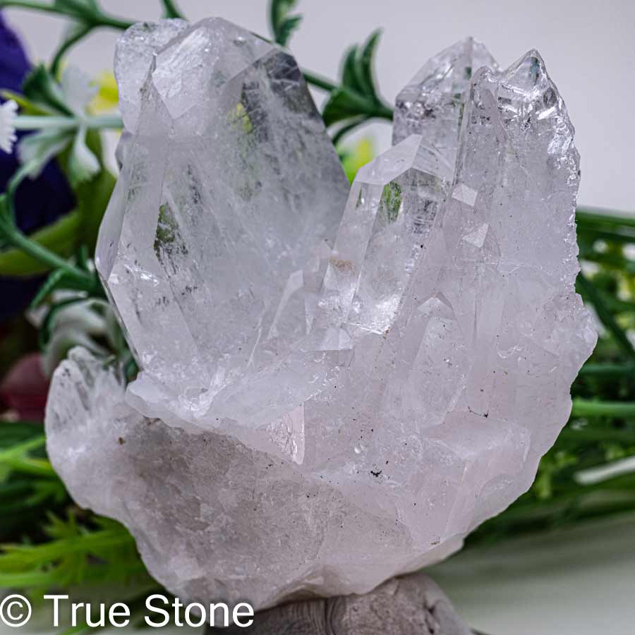 ブラジル ミナスジェライス州 トマスゴンサガ産 水晶クラスター 120g クリスタル クォーツ ポイント 天然石 原石(3)
