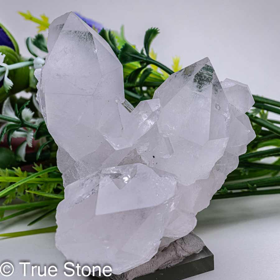 ブラジル ミナスジェライス州 トマスゴンサガ産 水晶クラスター 125g クリ...